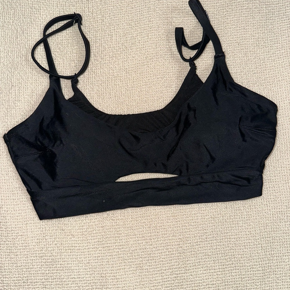 Aerie Black Bikini Top